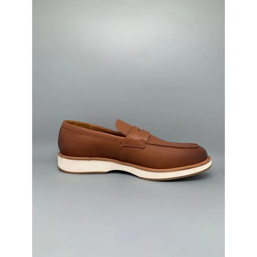 Allen Edmonds Benson Leather Brown Penny Loafers 8289 Men's Sz 13 D
